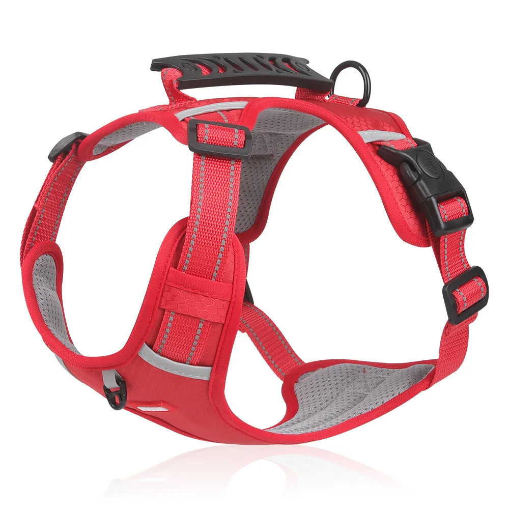 Reflective Breathable Dog Harness – Adjustable Chest Strap for Small & Medium Dogs