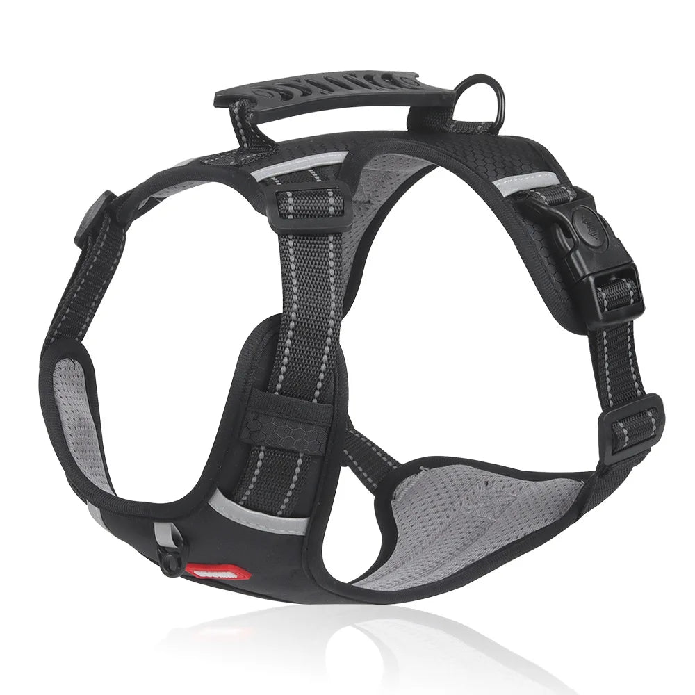 Reflective Breathable Dog Harness – Adjustable Chest Strap for Small & Medium Dogs
