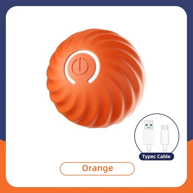 Automatic Smart Ball Dog Toy USB Rechargeable Interactive Moving Bouncing Pet Ball for Puppies Birthday Gift